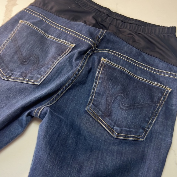 Citizens of Humanity Dark Wash Maternity Bootcut Jeans.  Size 30. - Picture 6 of 15